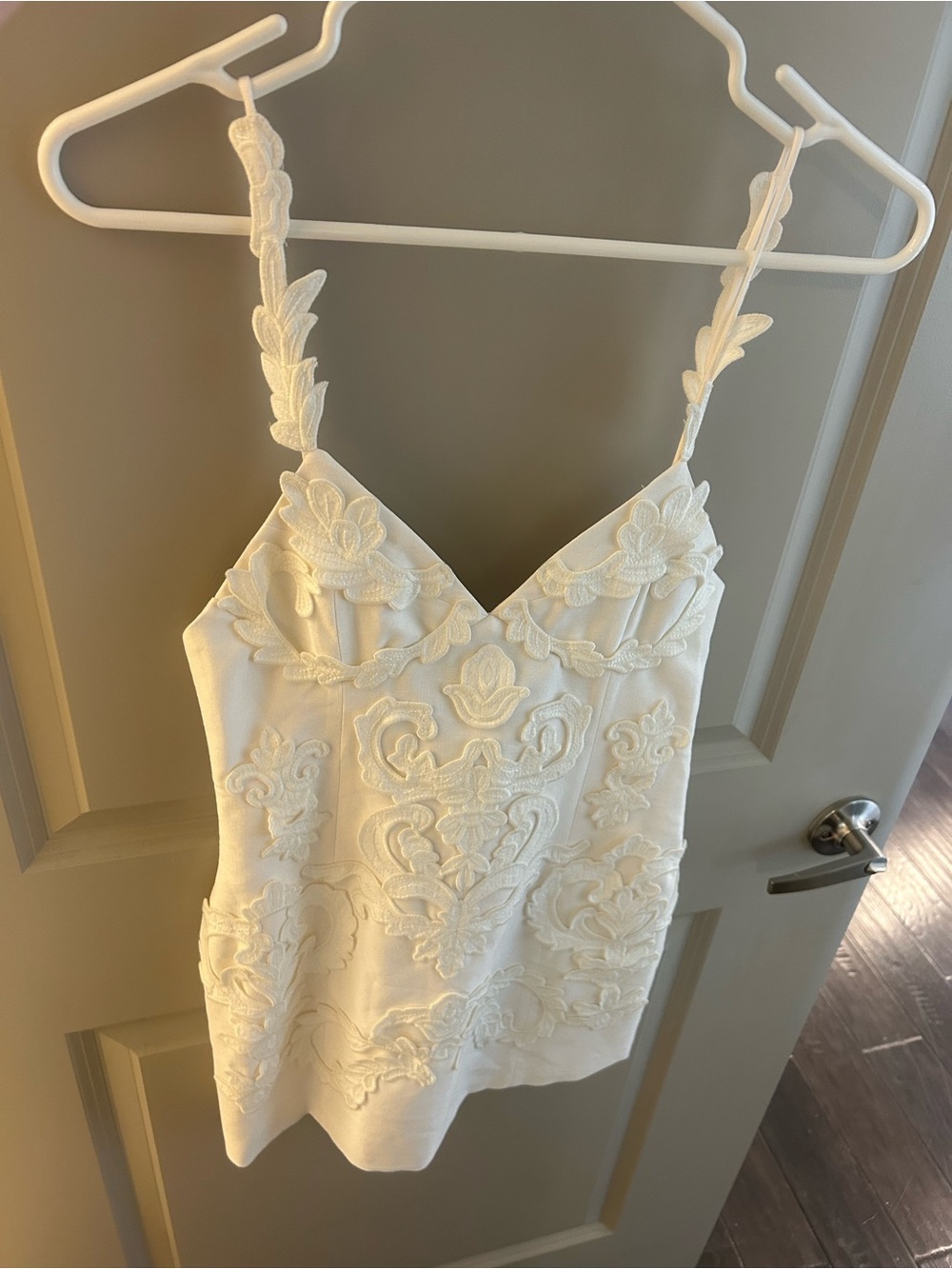 H&M Appliquéd Strappy Mini Dress - Picture 3 of 6